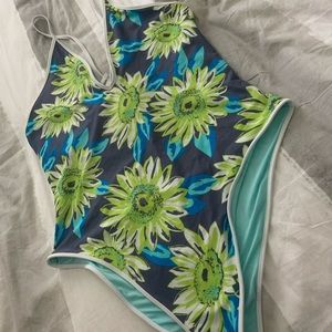 Aerie Floral One piece Swimsuit